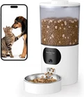 Automatic Cat Feeder with 2K Camera, 5G WiFi 6.5L Smart Pet Feeder for Cat & Sma