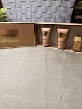 Michael Kors Pour Femme 3-Pc. Travel Gift Set: EDP, Body Lotion Shower Gel NIB