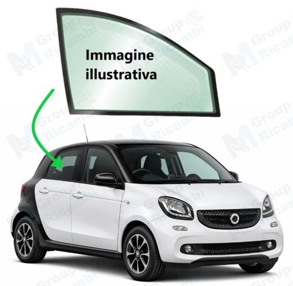 Heckscheibenglas Rechts FüR Smart Forfour Ab 2014 Seitlich-image