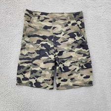 ATG All Terrain Gear Cargo Shorts Boys 16 Regular Camo Adjustable Waist Outdoor