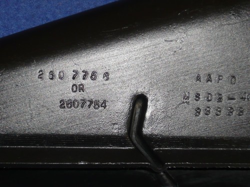 1970-74 CUDA CHALLENGER CHARGER ROAD RUNNER GTX REAR DEFROST VENT PART #2607756 - Picture 2 of 6