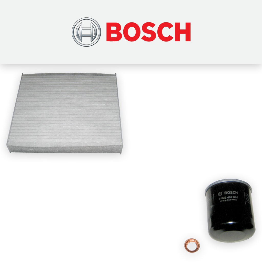 SERVICE KIT for NISSAN X-TRAIL 2.0 BOSCH OIL CABIN FILTERS (2001-2007)