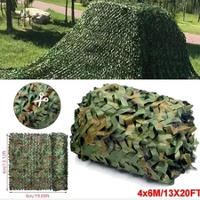 13x20ft Camping Military Camouflage Netting Camo Sunshade Mesh Hunting Car Cover