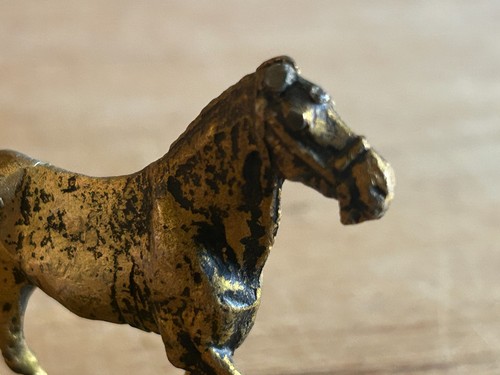 Miniatur Pferd mit Reiter Figur Custer? Unsicher Mini Metall Soldat Vintage Hilfe - Bild 19 von 24