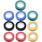 10Rolls Electrical Tape in Yellow Black Red for Wiring Repairs