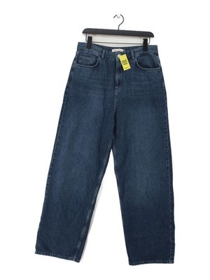 Baukjen Damen Jeans UK 14 Blau 100% Baumwolle Wide-Leg