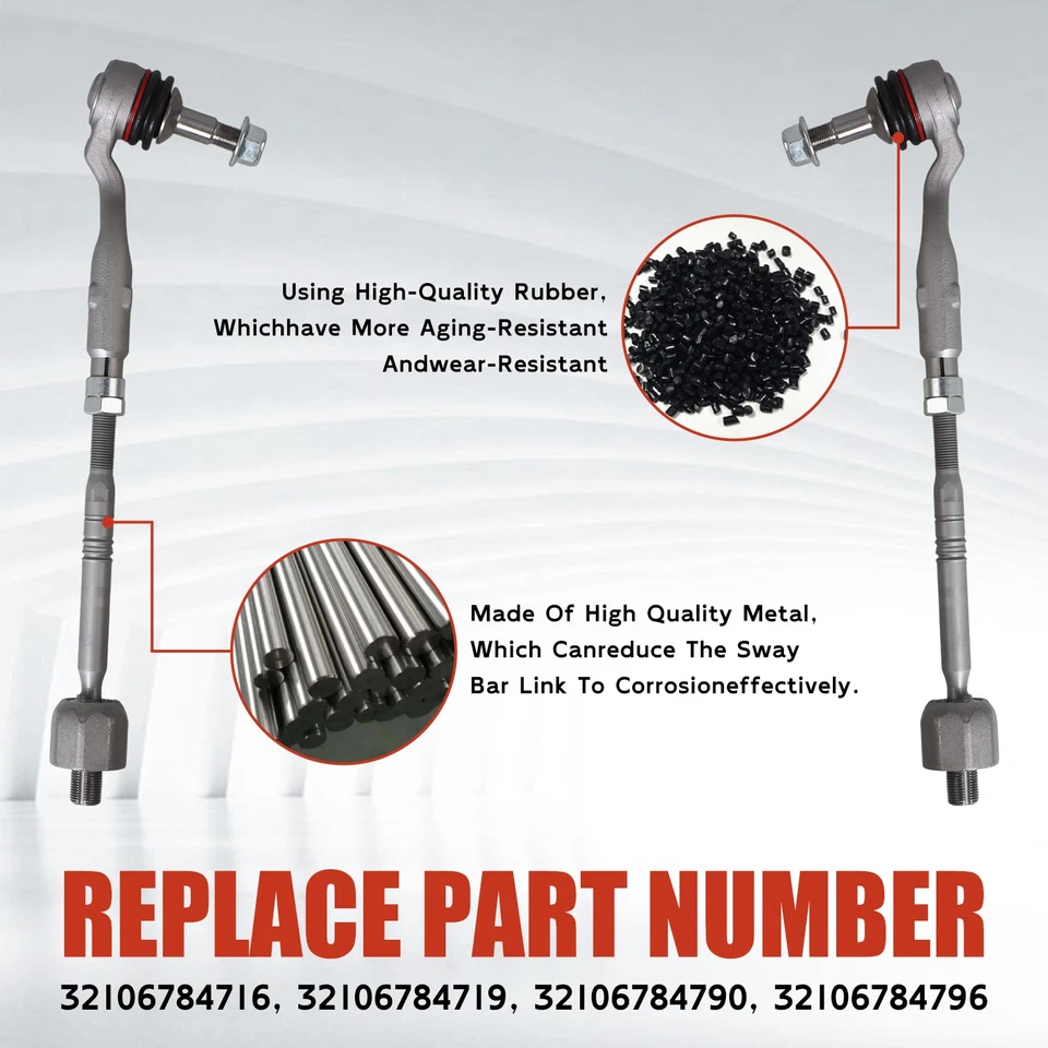 4 件内外扎杆端套件适用于宝马 535i 528i 535i 528i 550i xDrive — 第 3/4 张图片