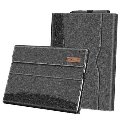  Case for 13 Inch Microsoft Surface Pro 11/10/9 - Multiple Angle Viewing Gray