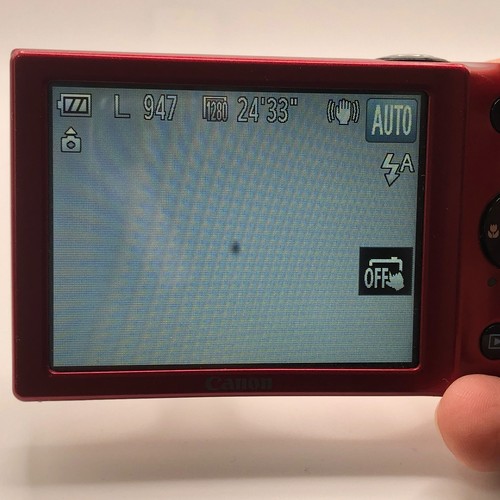 Canon PowerShot A3400 IS 16.0MP Digital Camera -Red English OK From Japan #i1164 - Picture 14 of 14