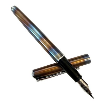 Diplomat Traveller FOUNTAIN PEN - Flame - Medium Nib - Mint Condition