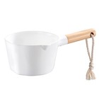 Hemoton Water Ladle Wooden Handle Water Scoop Bath Ladle Dipper for Home Ki