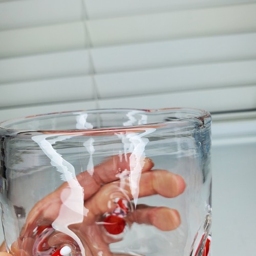 Crate & Barrel Santa Claus Double Old Fashioned Glass Christmas - Picture 12 of 14