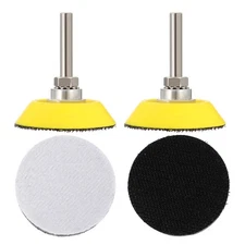  4 Pcs Pneumatic Disc Sponge Hand Sander Polishing Pad Hook Loop Sanding
