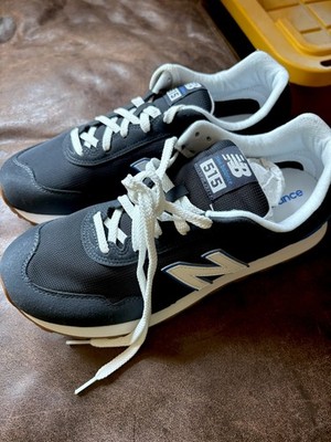 New Balance 515 Men's Comfort Lace Up Athletic Sneakers Black White Blue Mesh