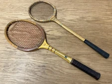 Lot of 2 VTG Tennis Squash Racquets Wilson Don Budge and Wright Ditson Champion