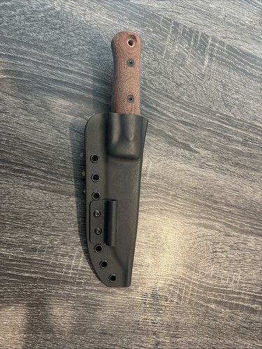 Reiff Knives F5 CPM 3V Steel Kydex Sheath Tan Micarta Handle Stone Washed - Picture 6 of 7