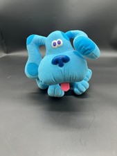 Vintage BLUES CLUES PLUSH DOG Toy 1997 Tyco "POSE A BLUE" Stuffed Animal