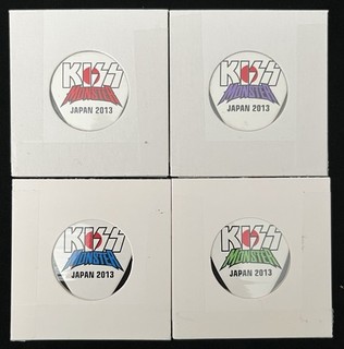 KISS 2013 Monster World Tour Guitar Pick Set Of 4 North Japanese Leg