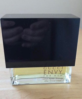 Gucci Envy For Men 3.4oz Bottle 100% Authentic Gucci!  Rare After Shave Splash