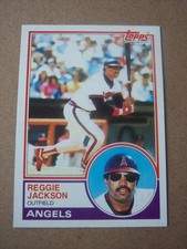 1983 Topps baseball Reggie Jackson card #500 NM or better