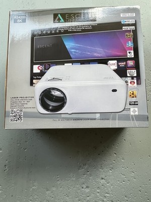 Escent RS4200 8k Android Laser Projector Commercial Grade NEW Multimedia