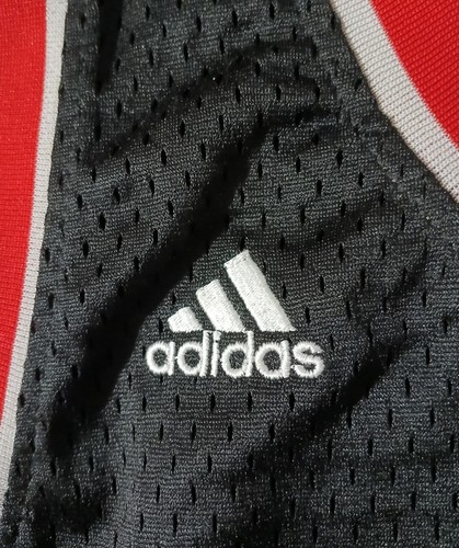 ADIDAS PORTLAND TRAIL BLAZERS SWINGMAN EQUIPO EN BLANCO CAMISETA NEGRA GRANDE - Imagen 6 de 7