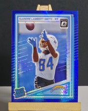 2025 Donruss Optic #271 KeAndre Lambert-Smith RC BLUE HYPER Chargers Rookie