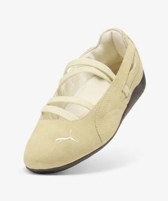 Puma Speedcat Ballet Suede Creamy Vanilla Womens Mary Jane