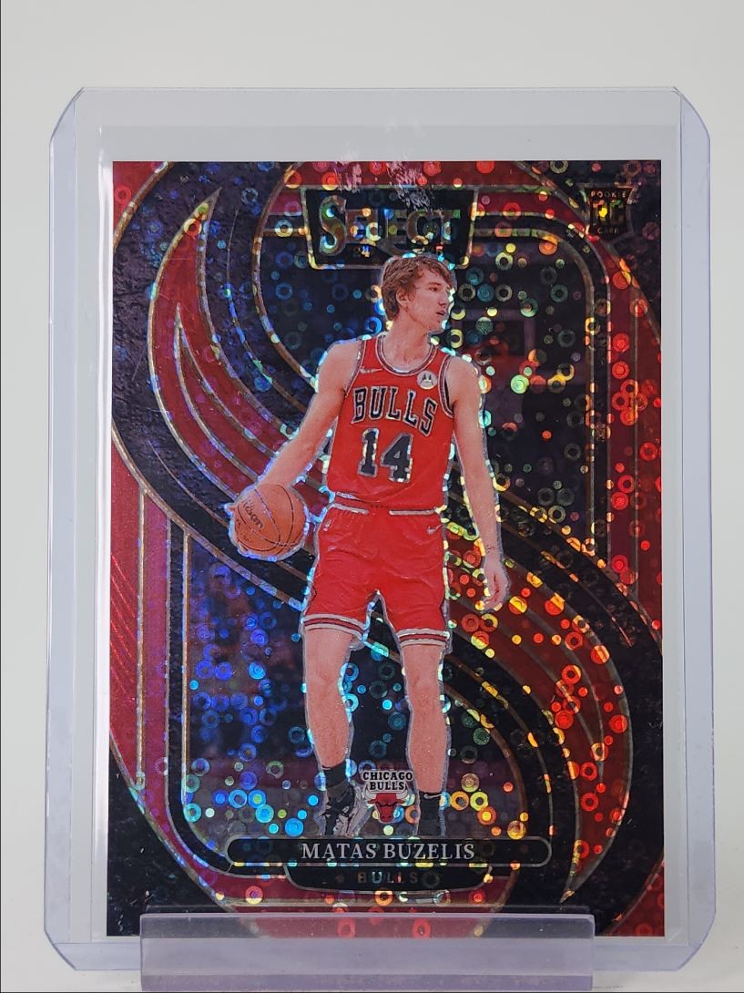MATAS BUZELIS 2024-25 SELECT PREMIER LEVEL ROOKIE RED DISCO RC /49 Q2754