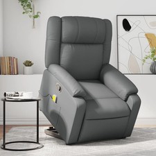 Stand Up Massage Recliner Chair Grey