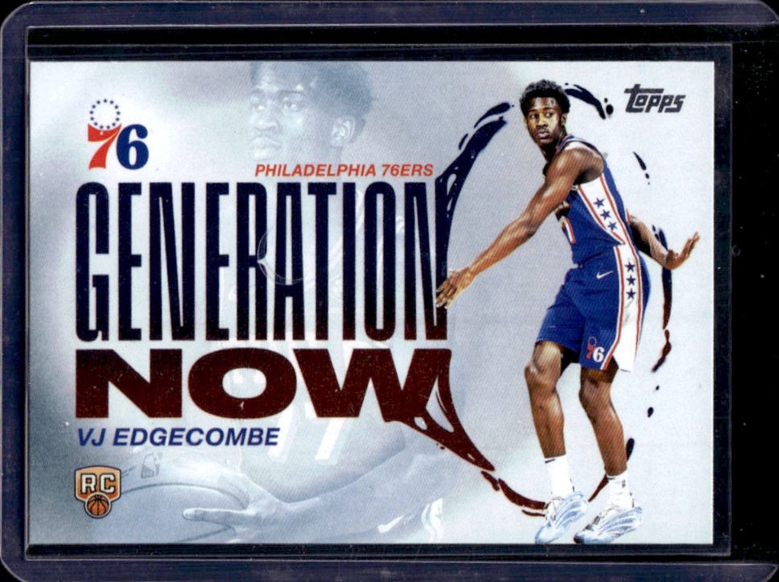 2025-26 Topps VJ Edgecombe Generation Now RC Rookie #GN-3 76ers