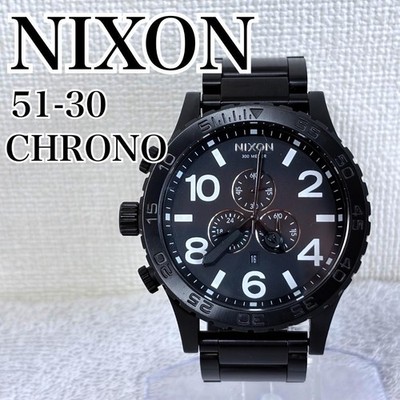 Nixon 51-30 Chrono Black LCD Junk Faulty Watch Parts/Repair