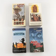 VHS Lonesome Dove Complete 6-Hour The Quick And The Dead Western Lot Of Four