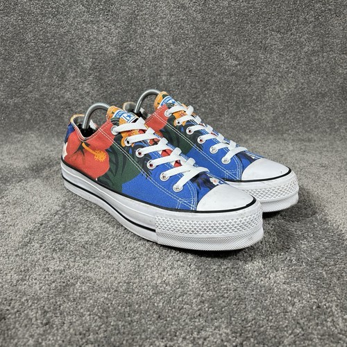Converse Chuck Taylor All Star Lift Womens Size 11 Paradise Low Platform Shoes - Picture 2 of 11