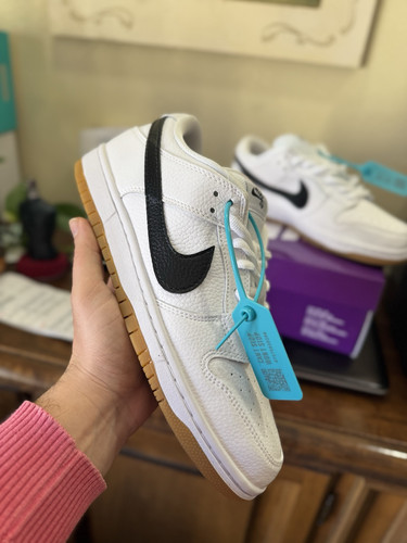 Nike SB Dunk Low Pro White Gum Sneaker Schuhe Tailla 42 - Imagen 11 de 13