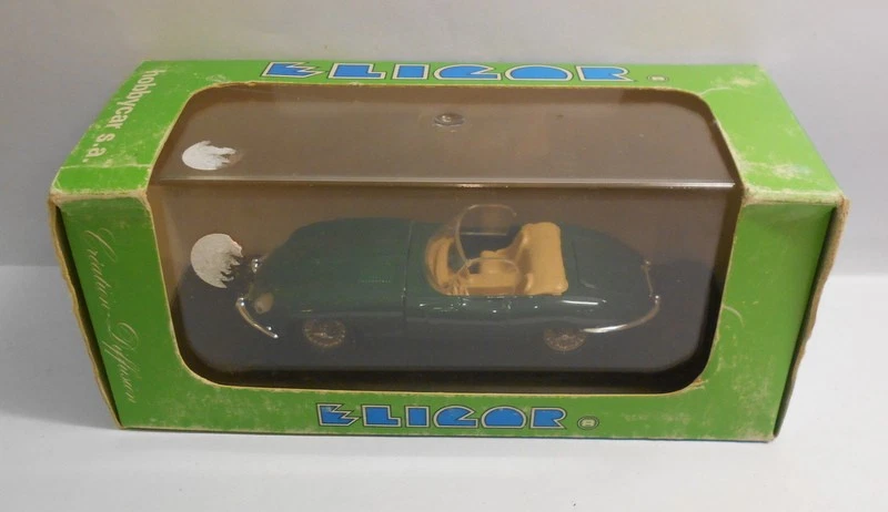 Modelo diecast Eligor escala 1/43 1152 Jaguar tipo E roadster 1964 verde Foto 4 de 4