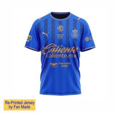 LIGA MX Chivas Guadalajara Special 2025/26 Alternate Design 3D Shirt Size S-5XL