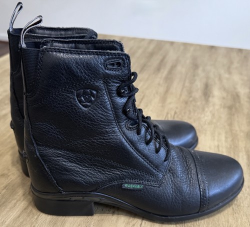ARIAT Leder Heritage Paddock Schnürreitstiefel Damen schwarz