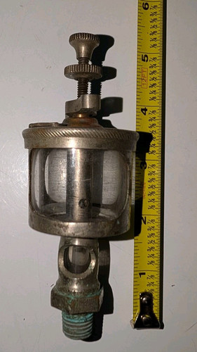 Antiker Industrie Zylinder Tropföler Hit and Miss Gasmotor Steampunk - Bild 5 von 5