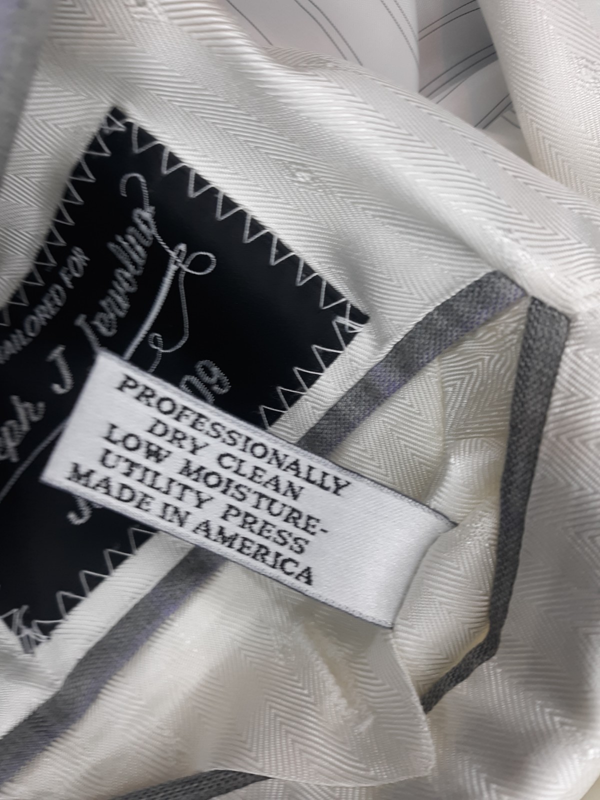 Bespoke Custom Tailored Light Gray Windowpane  Wo… - image 10