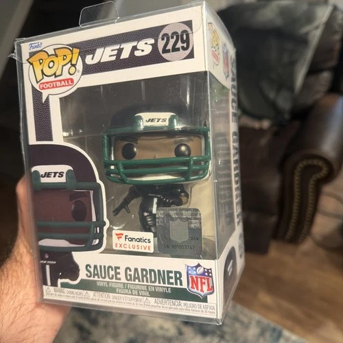 Funko pop NFL Sauce Gardner Fanatics exclusive #229 W/PROTECTOR
