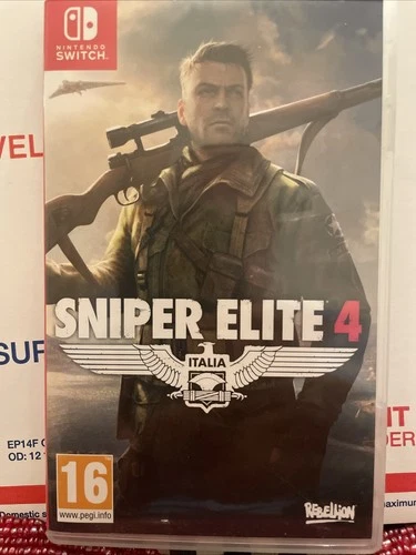 Sniper Elite 4 Nintendo Switch Shooter Game by Rebellion, M Rated