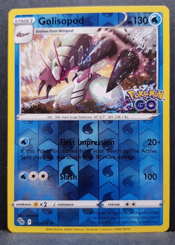 Choose Your Cards: Pokemon GO Reverse Holo Pokemon Card English Near Mint - Picture 39 of 90