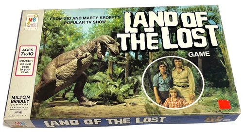 LAND OF THE LOST 1975 TV Show Vintage Board Game Milton Bradley COMPLETE