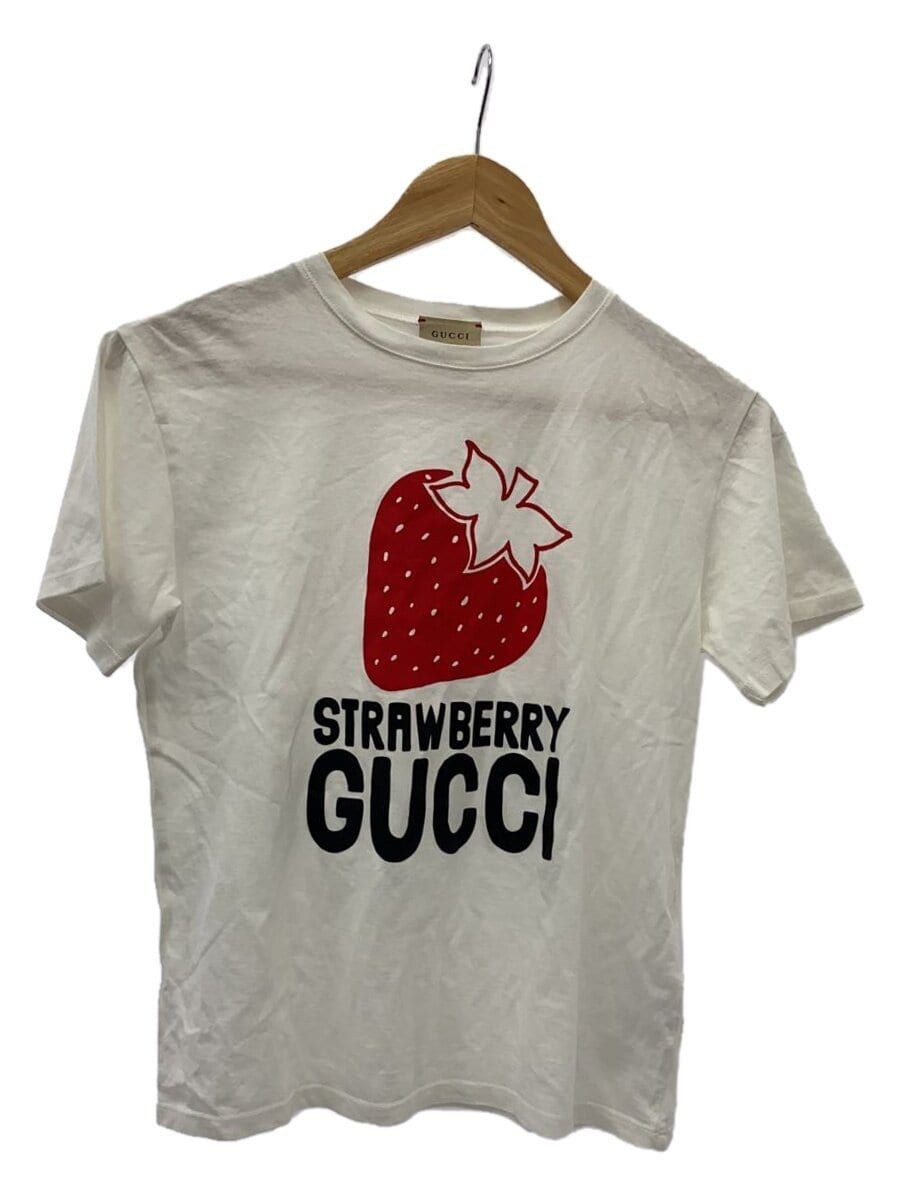GUCCI Tシャツ　10 GUCCI T-SHIRT 10 COTTON White PRINT 609675 XJD25 Used | eBay