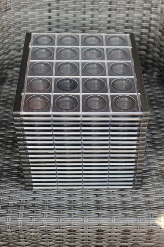 1 Coin Tableau Inserts Coin Tray Case Holds 20 Coins