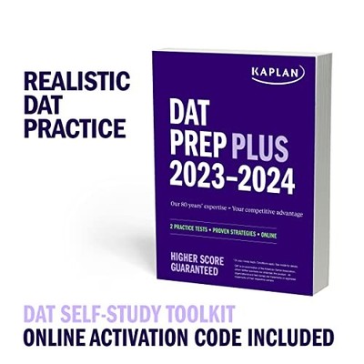 DAT Self-Study Toolkit 2023-2024 by Kaplan Test Prep