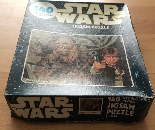 Puzzle Kenner Star Wars 1977 Chewbacca Han Solo (140 pezzi ad incastro) - Foto 2 di 10