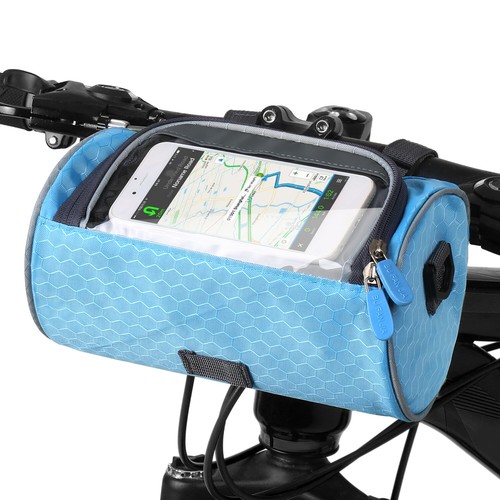 Waterproof Bike Handlebar Bag Front Bag Touchscreen Holder M8R1 - Picture 10 of 11