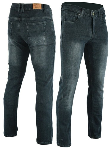 Mens Highway Stretch Denim Motorcycle Protective Jeans Pants Racing Protection - Picture 5 of 19